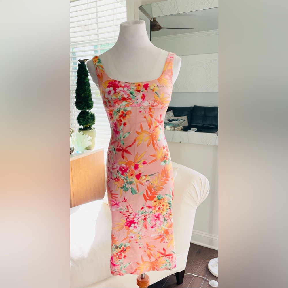 DOLCE & GABBANA D&G BUSTIER FLORAL DRESS SIZE 38 - Picture 5 of 16